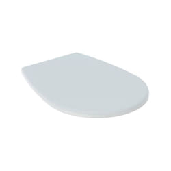 Geberit Renova WC siège 572165000 blanc , sans mécanisme de fermeture amortie, fixation par le bas, charnières en acier inoxydable
