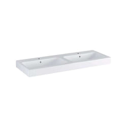 ICon lavabo double 120x48,5cm blanc, 124120000 - Geberit