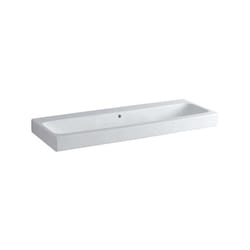 ICon lavabo 120x48,5cm blanc, sans trous pour robinets, - Geberit
