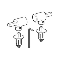 Charnières métalliques Geberit 598054000 pour siège Flow wc 575950