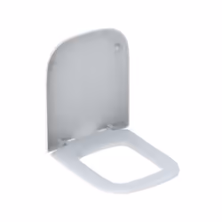 Siège de WC Geberit myDay avec couvercle, blanc selon la norme DIN 19516 charnières : métal avec abaissement automatique peut ...