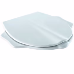 Lunette de WC enfant avec appui-coudes intégrés couleur blanche matériau : duroplast dimensions 390 × 375 mm avec couvercle,  ...