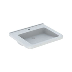 Lavabo GEBERIT Renova Comfort Square - Sans trop plein - 65 x 55 cm - Accessible PMR - 128667000