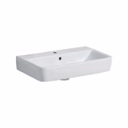 Geberit Renova Nr.1 Comprimo Nouveau Plan de toilette dimension : 600 x 370 mm Combinable avec demi-colonne 296250 ou Armoire ...