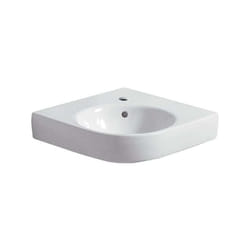Geberit - Renova Nr.1 Comprimo Nouveau lavabo d'angle, 50cm,