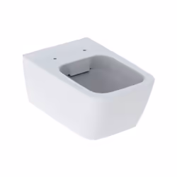 Geberit iCon Square WC suspendu chasse deau basse profondeur suspendu Rimfree Classe 1, quantité totale 6 / 5 l, selon EN 997 ...