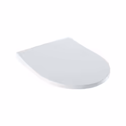 Siège de WC Geberit iCon Slim avec couvercle blanc, selon DIN 19516 Charnières : laiton, avec dispositif dabaissement automat ...