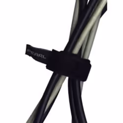 Bandes scratch de fixation - PEARL - 17 CM X 17 mm - Noir - Pack