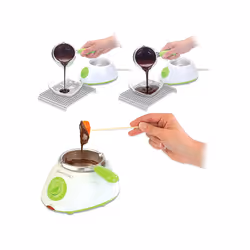 Rosenstein & Söhne PE-7220-919 service à fondue Vert, Argent, Blanc