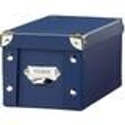 Boîte de rangement pour CD - X-CASE - Pearl bleue - Capacité 140 CD - Dimensions 150x270 mm
