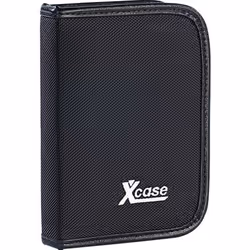Étui de rangement pour disque dur externe 2.5 - X-CASE - Noir - Robuste - Transportable - Câbles inclus