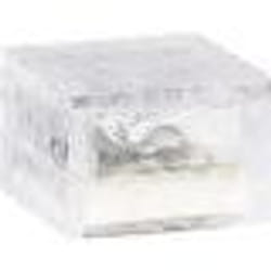 Pavé lumineux à LED solaire - LUNARTEC - 7 x 7 x 5 cm - Energie solaire - LED - Gris