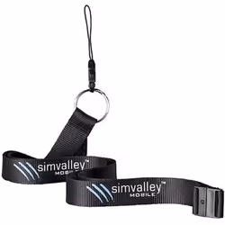Tour de cou détachable - SIMVALLEY MOBILE - Accessoire - Noir - Synthétique - 90 cm