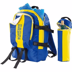 Sac à dos isotherme - Deluxe - 13 L - Bleu - Bretelles rembourrées - Conserve-bouteille détachable