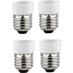 Adaptateur - LUNARTEC - E27 vers E14 - Pack de 4 - Plastique - Intérieur