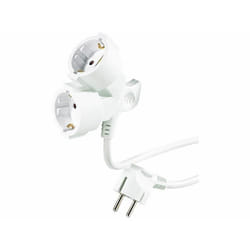 Rallonge électrique - REVOLT - 5 m - 2 prises - Blanc