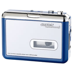 Auvisio Lecteur de cassette portable 1 platine(s) Argent, Blanc