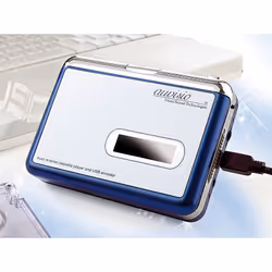 Auvisio Lecteur de cassette portable 1 platine(s) Argent, Blanc