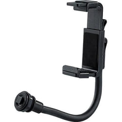 Support GPS - NAVGEAR - Col de cygne 21 cm - Noir - Fixation sans montage - Compatible NavGear et Pearl
