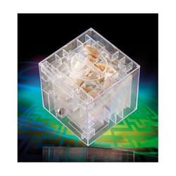 Tirelire - INFACTORY - Labyrinthe 3D - Plexiglas - Blanc - Asymétrique