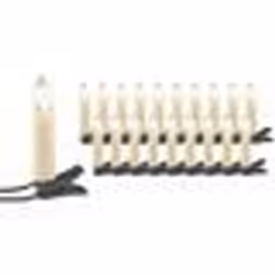 Guirlande LED - LUNARTEC - 20 lampes - Blanc Chaud - Vintage - A poser