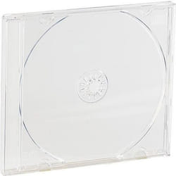 Boîtiers range-CD - PEARL - Transparent - Lot de 10 - Compatible avec tous les formats