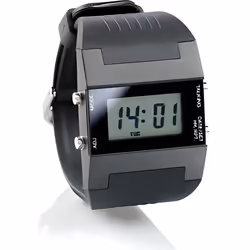 Montre parlante avec fonction réveil - ST. LEONHARD - Noir - Mixte