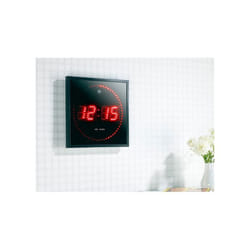 Horloge digitale radio-pilotée ROUGE