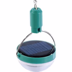 Mini lampe de camping solaire à LED - LUNARTEC - 600 mAh - Bleu - Pratique - Écologique - Recharge USB
