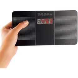 Pèse-personne électronique de poche - PEARL - Portée 5 kg - 180 kg - Graduation 01 kg