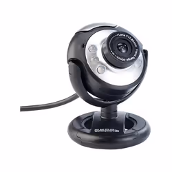 Webcam - Somikon - USB HD SXGA - Microphone intégré - 6 LED - Rotation 360°