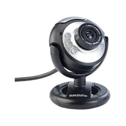 Webcam - Somikon - USB HD SXGA - Microphone intégré - 6 LED - Rotation 360°