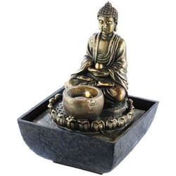 Fontaine dintérieur - InFactory - Bouddha - Lumineuse - 135 x 19 x 13 cm - Apaisante