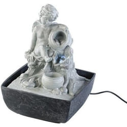 Fontaine dintérieur - InFactory - Ange verseau - Lumineuse - 17x23 cm - Électrique