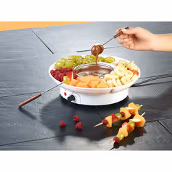 Rosenstein & Söhne NC-3666-919 appareil à fondue, raclette et wok 2 personne(s)