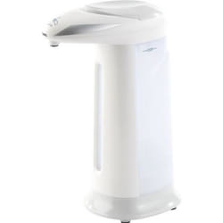 Distributeur de savon - PEARL - 400 ml - Blanc - Design - Détecteur de mouvement