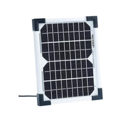 Panneau solaire - Monocrystalline - 5 W - 25 x 20 x 2 cm - Solution dappoint - Installation sur toiture