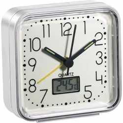 Réveil - Non spécifié - Quartz phosphorescent - Thermomètre digital - Alarme - Design élégant