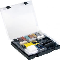 Kit de réparation - AGT - Dalles & Carreaux - 11 couleurs - Inclus mallette - Intérieur