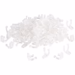 Clips de fixation - Lunartec - x100 - Blanc - Extérieur - Jardin