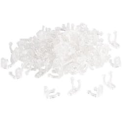 Clips de fixation - Lunartec - x100 - Blanc - Extérieur - Jardin