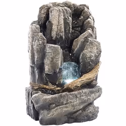 Fontaine dintérieur - inFactory - Falaise - Éclairage LED - Humidifie lair - Décoratif