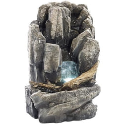 Fontaine dintérieur - inFactory - Falaise - Éclairage LED - Humidifie lair - Décoratif