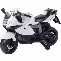 Moto électrique pour enfant BMW K1300 S - PLAYTASTIC - Blanc - 3 ans et plus - Extérieur