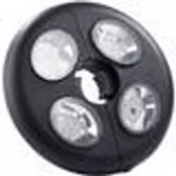 Lampe pour parasol - LUNARTEC - Rond - Noir - 27 LED - Télécommande - IP44