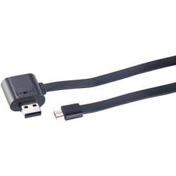 Câble USB OTG M/F - CALLSTEL - 70cm - Noir - Recharge et transfert de données - Connecteur Micro-USB
