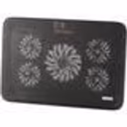 Support de ventilation pour Notebook - CALLSTEL - jusquà 17 - 5 ventilateurs - LED bleu - Silencieux