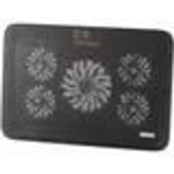 Support de ventilation pour Notebook - CALLSTEL - jusquà 17 - 5 ventilateurs - LED bleu - Silencieux