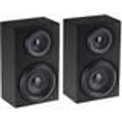 Enceintes actives 2.1 Bluetooth Auvisio - Noir - Boîtier en bois - 5 W par enceinte