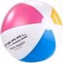 Ballon gonflable pour piscine / plage - PEARL - Multicolore - Enfant - Ø 33 cm